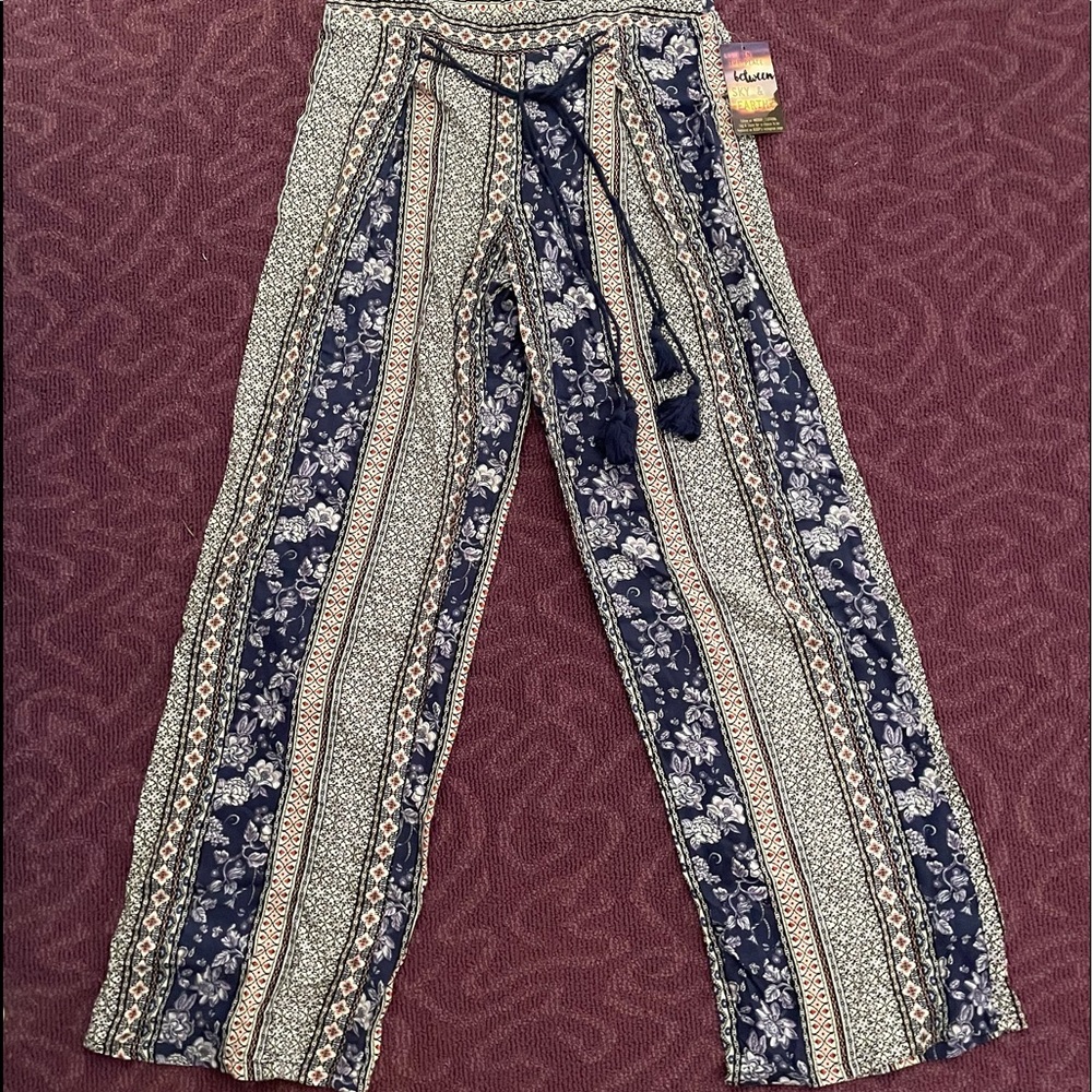 Printed Flowy Pants